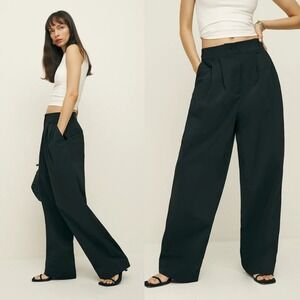 Reformation‎ x Laura Harrier | NWT Petite Low Rise Danielle Parachute Pant Black